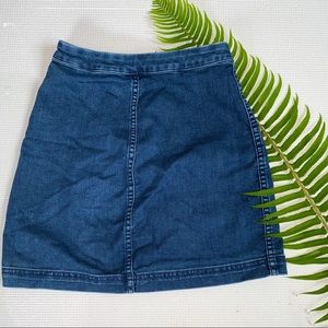 Free people sexy denim skirt